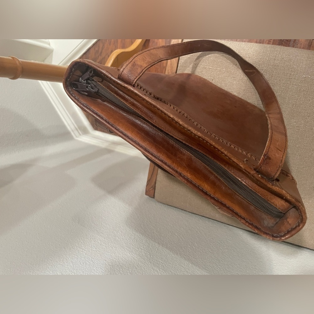 BROWN Leather Shoulder‎ Bag - Picture 3 of 8